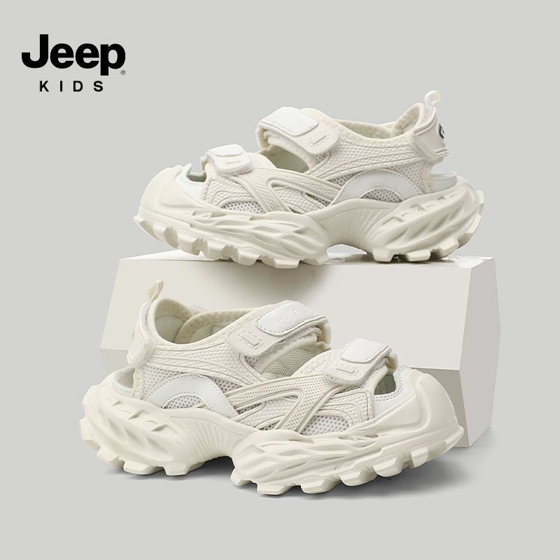 Jeep Children'S Sandals Summer Hollow Sneaker Breathable Non-Slip Beach Shoes Boys Net Shoes - Image 5