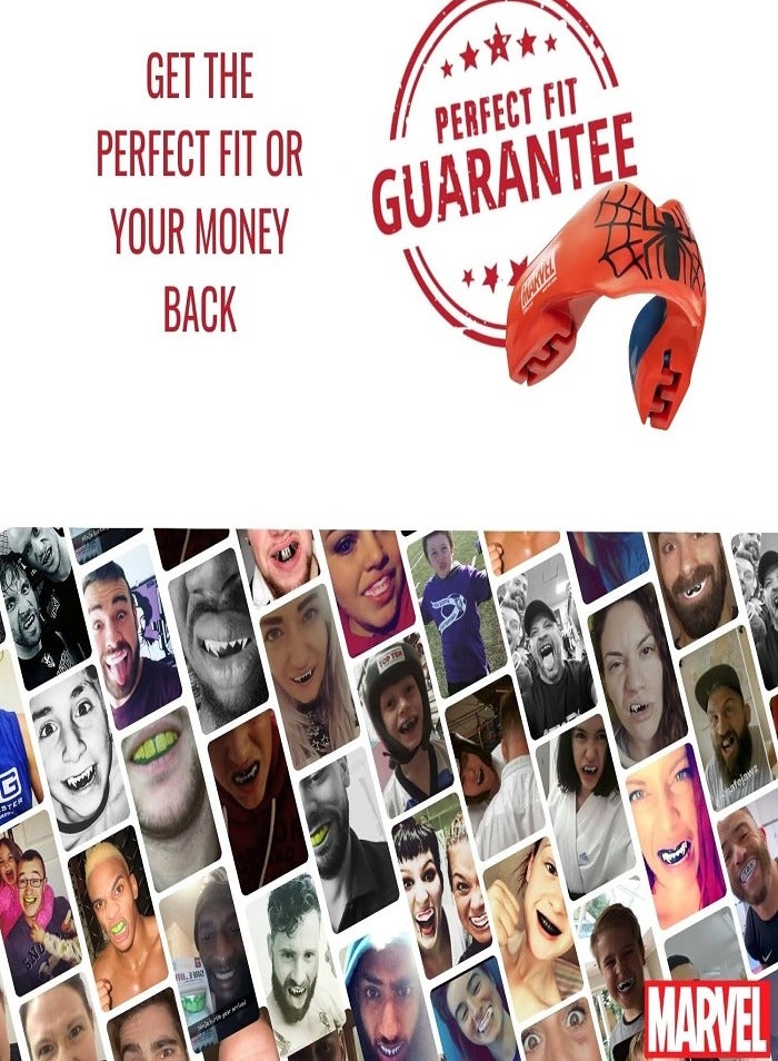 MARVEL Spider-Man Sports Mouthguard for Braces, One Size Remouldable Gum Shield with Case for Boxing, MMA, Rugby, Martial Arts, Judo and All Contact Sports - Image 5