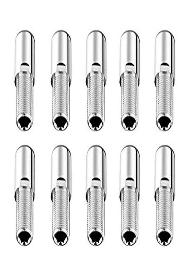 NEW WARE CP Extension Nipple Brass 3 Inch Length 1 2 Inch Size Chrome Finish Corrosion Resistant Pipe Fitting for Plumbing Systems Pack of 10 - Image 1