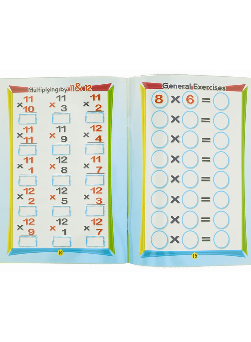 اكتب وامسح جدول الضرب انجليزي سلسلة عالم المعرفة - Image 2