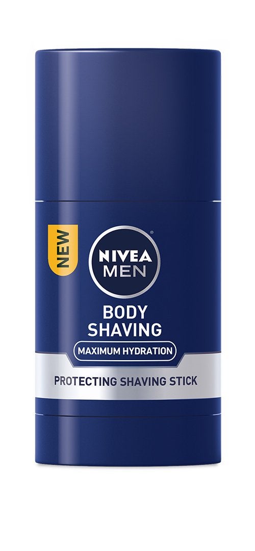 NIVEA Men Maximum Hydration Shave Stick  Body Protecting for Smooth Shaving  25 Oz