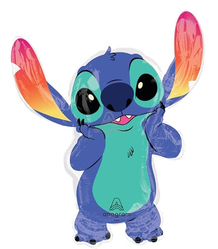 Anagram Stitch Hawaiian Theme Birthday Party Balloon Decorations 11pc BQ_4162 - Image 3