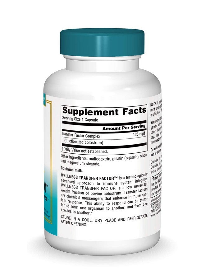 Source Naturals Wellness Transfer Factor 125Mg 60 Capsules - Image 4