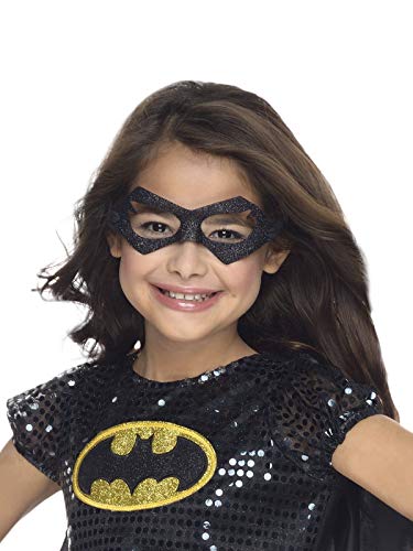 Rubies Costume DC Superheroes Batgirl Sequin Dress Child Costume Small Black - Image 5