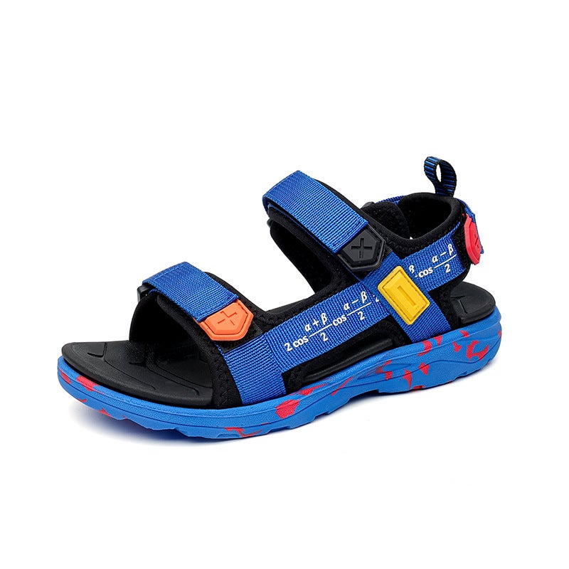 Boys' Sandals New Summer Korean Style Children'S Students' Soft-Soled Beach Shoes Boys' Shoes - Image 1