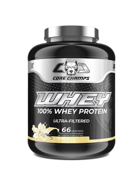 100% Whey Protein Vanilla 5Lbs 66 Servings