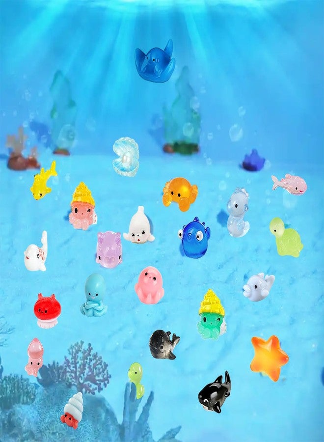 Erewa 36Pcs Ocean Mini Resin Animals Figures Colorful and Lifelike Tiny Marine Creatures Ornaments for Home Decor and Aquarium Decoration & Collectibles - Image 4