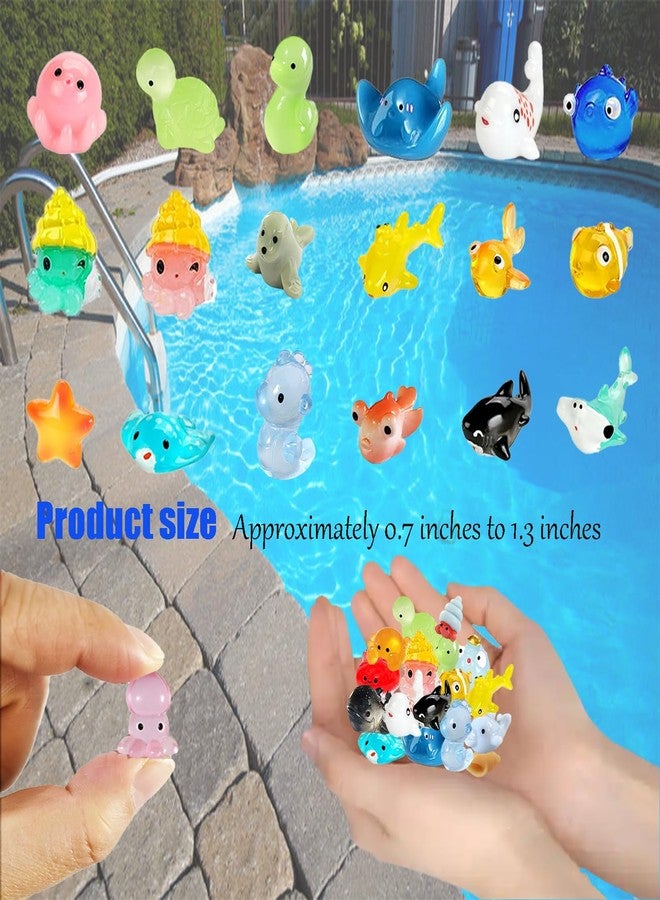 Erewa 36Pcs Ocean Mini Resin Animals Figures Colorful and Lifelike Tiny Marine Creatures Ornaments for Home Decor and Aquarium Decoration & Collectibles - Image 2