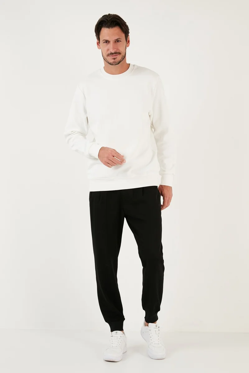 Buratti Cotton Crew Neck Regular Fit Basic Sweat Men's Sweat 5905521