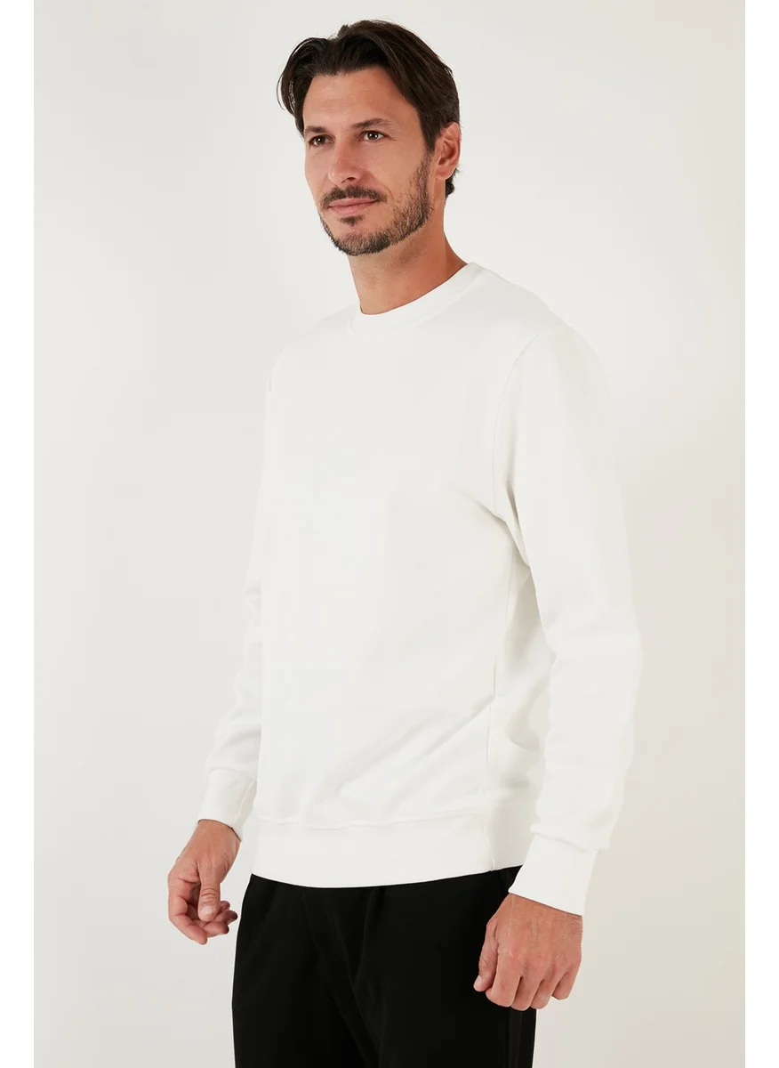 Buratti Cotton Crew Neck Regular Fit Basic Sweat Men's Sweat 5905521