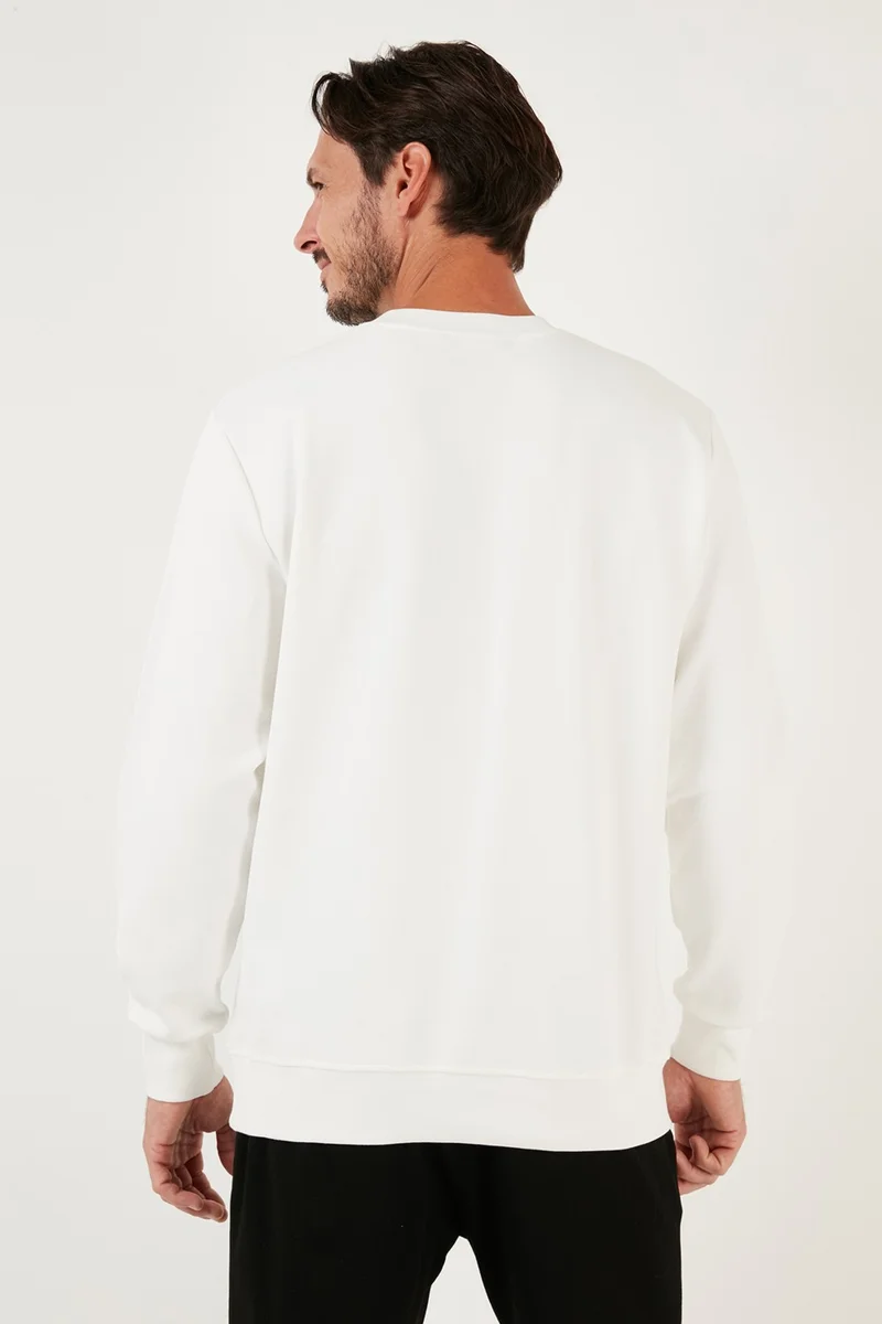 Buratti Cotton Crew Neck Regular Fit Basic Sweat Men's Sweat 5905521