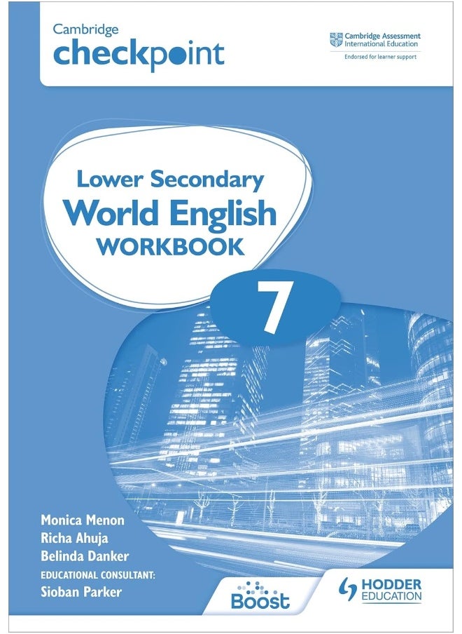 Cambridge Checkpoint Lower Secondary World English Workbook 7  - Image 1