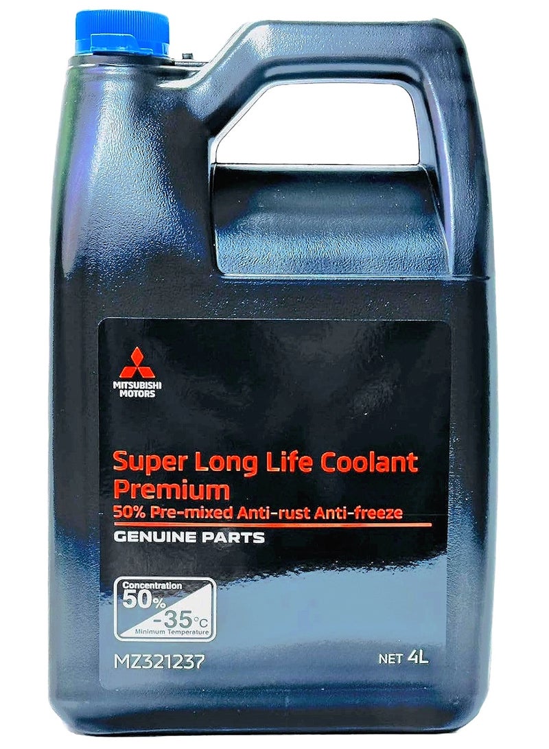 Mitsubishi Genuine Mitsubishi Coolant - Super Long Life Coolant Premium - 4L [Blue Color] - Image 1
