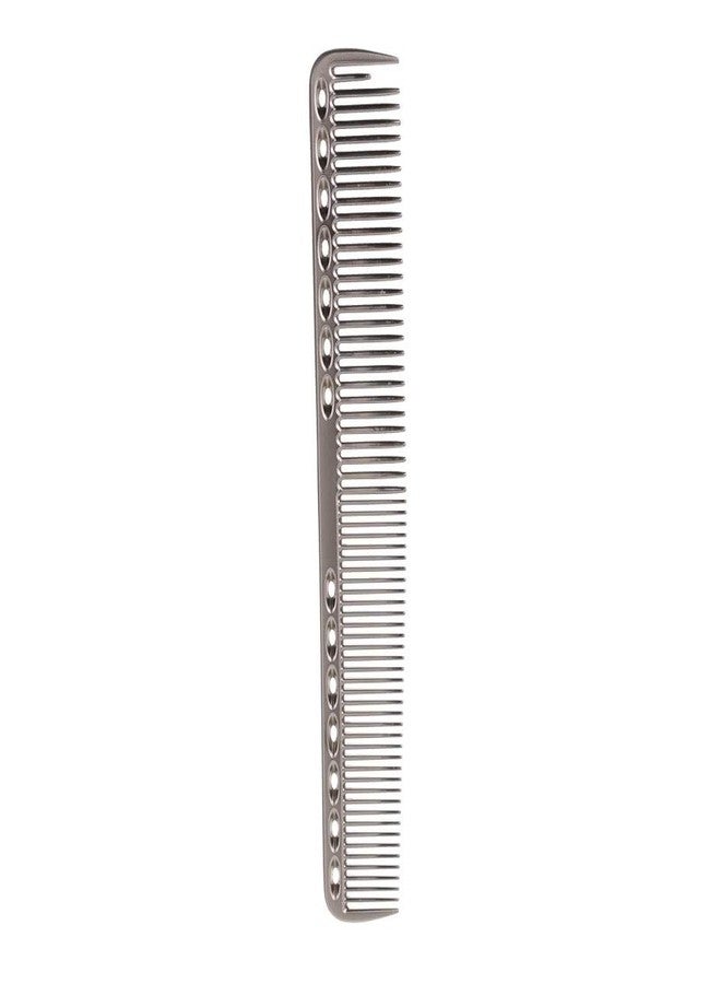 Fiasco Stainless Steel Hair Comb Professional Hair Salon Hairdressing Steel Comb Hair Cutting Metal Comb Silver - Image 1
