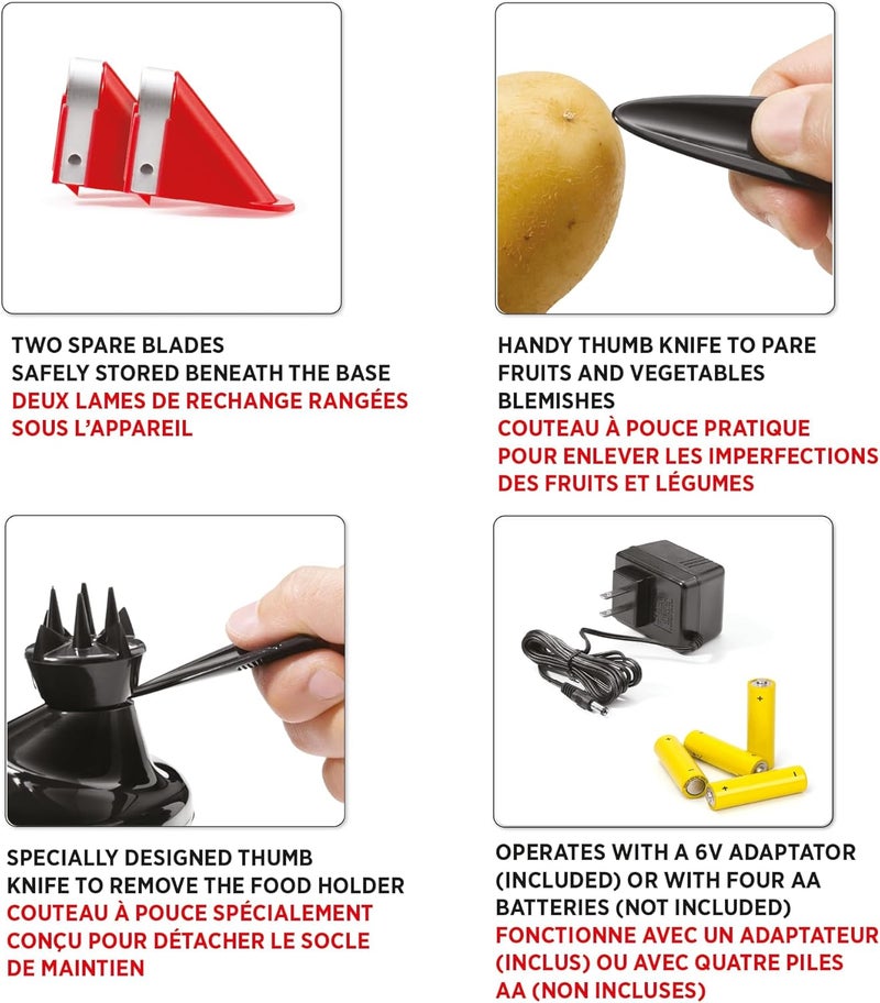 Starfrit Rotato Express Fruit Potatoes Vegetables Peeler - Image 5