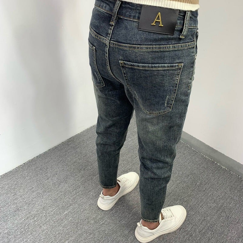 Unisex Casual Daily Denim Jeans - Image 2