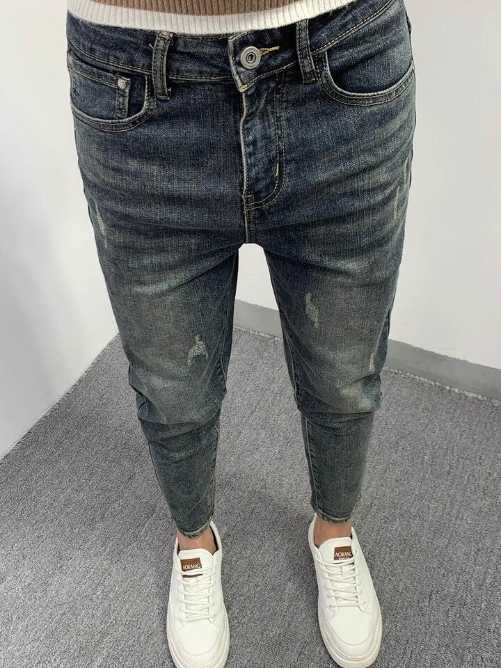 Unisex Casual Daily Denim Jeans - Image 1