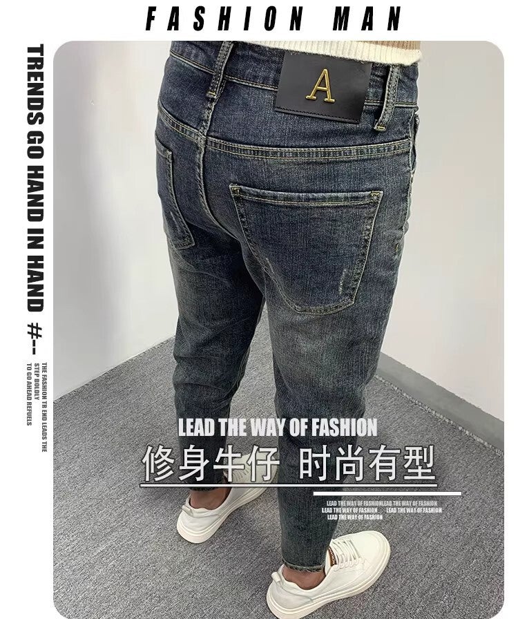 Unisex Casual Daily Denim Jeans - Image 5