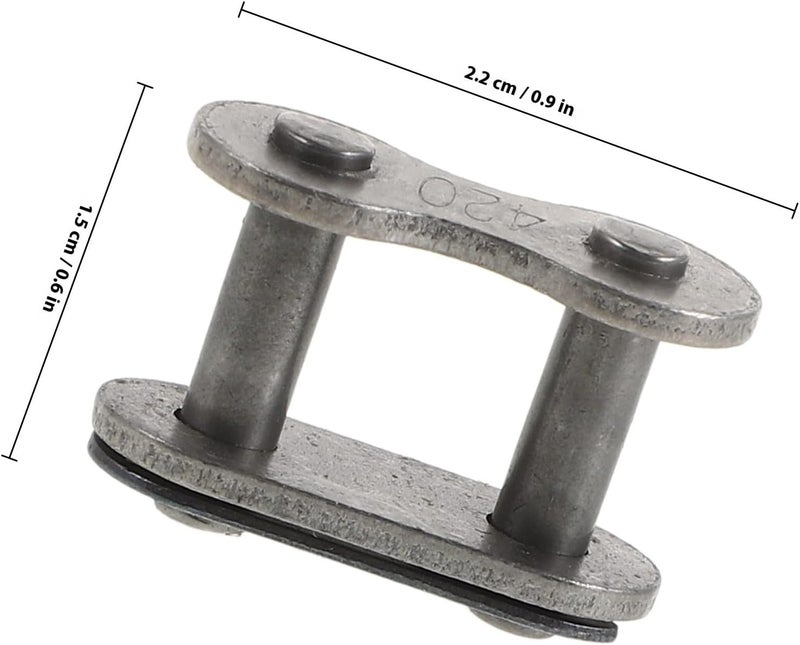 Heavy-duty Motorcycle Chain Connector 420 Chain Link Coupler 10pcs for Off-road Bikes Atv Dirt Bikes Replacement Links - Image 2