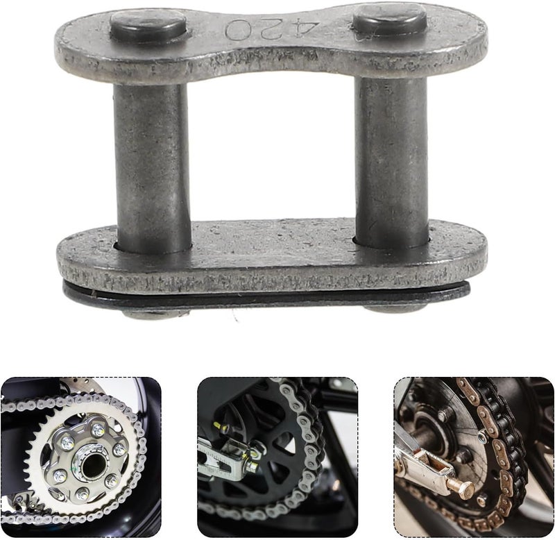 Heavy-duty Motorcycle Chain Connector 420 Chain Link Coupler 10pcs for Off-road Bikes Atv Dirt Bikes Replacement Links - Image 5
