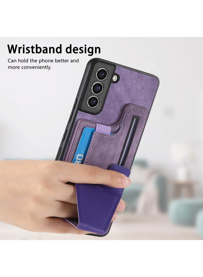 S-TOP Case For Samsung Galaxy S21 FE 5G II K-shaped Slide Holder Card Slot Phone Case - Image 4
