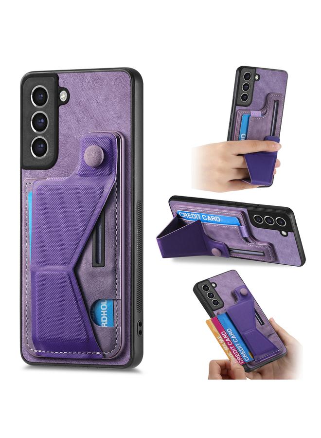 S-TOP Case For Samsung Galaxy S21 FE 5G II K-shaped Slide Holder Card Slot Phone Case - Image 1