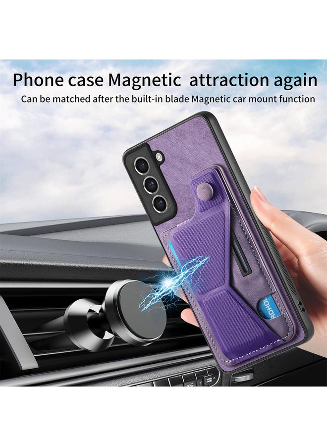 S-TOP Case For Samsung Galaxy S21 FE 5G II K-shaped Slide Holder Card Slot Phone Case - Image 5