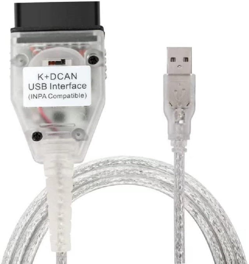 Taotao KCAN Cable with Switch FT232RL KD CAN USB Interface Cable Car Ediabas K Dcan USB OBD2 OBDii Diagnostic Scanner for BMW Work with NCS Expert Tool32