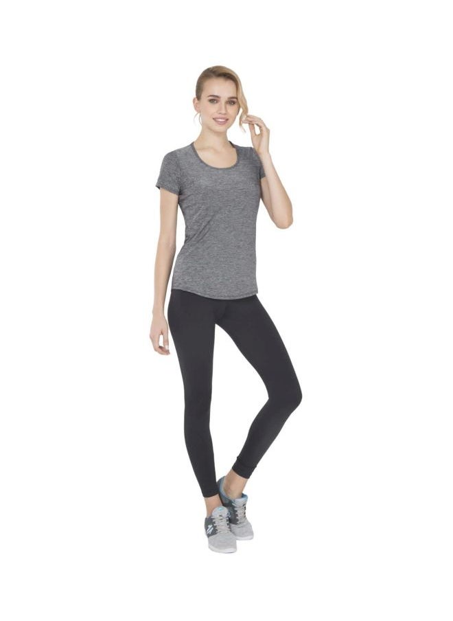 JOCKEY - Jockey AP27 Women Tactile Microfiber Elastane Stretch Relaxed Fit T Shirt with StayDry and StayFresh Treatment - Image 1