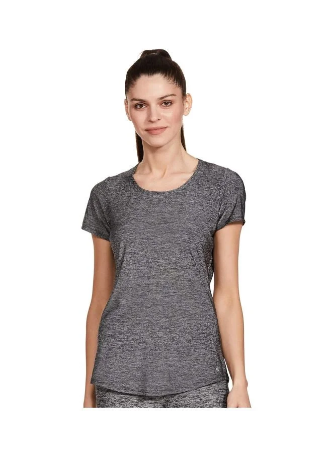 AP27 Women Tactile Microfiber Elastane Stretch Relaxed Fit T Shirt with StayDry and StayFresh Treatment