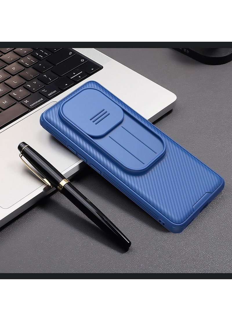 Nillkin For Xiaomi Redmi Note 14 Pro+ 5G Case, Camera Lens Protection Slide Cover, TPU+PC Shockproof Bumper Back Cover, Anti-Fingerprint Mobile Phone Case, 14 Pro+ Slim Fit Protective Casing - Image 4