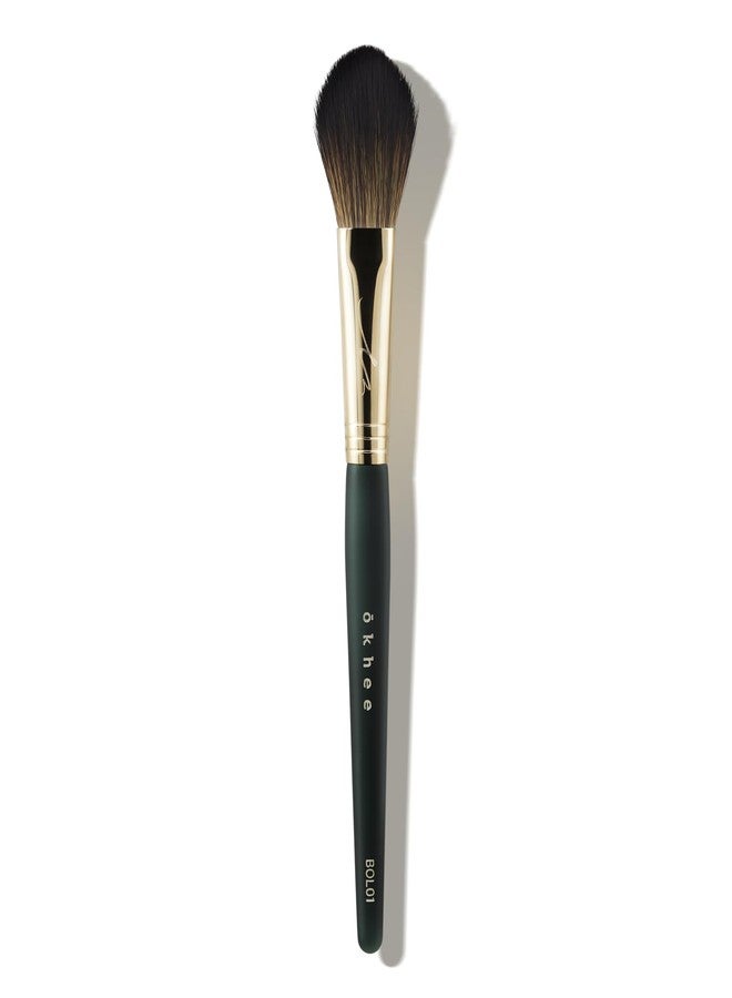 SOO ADOR okhee Cheek Brush BOL01 - Professional Blush Brush for Soft, Natural Application | Designed by K-Pop Makeup Artist Seo Ok | Makeup brush - Blush Brush K-Beauty - Image 1