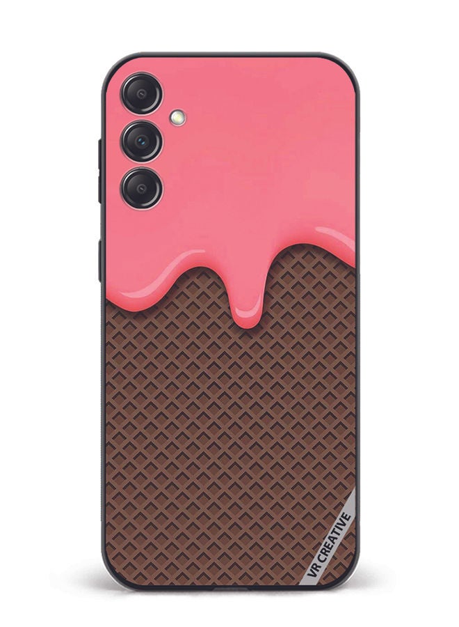 VR CREATIVE Protective Case Cover For Samsung Galaxy A14 5G/A14 Waffle Design Multicolour - Image 1
