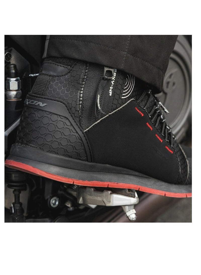 ixon حذاء دراجات نارية Ixon Freaky WP باللون الأسود/الأحمر/الأبيض - Image 2