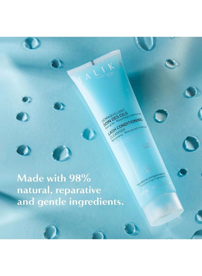 Talika Lash Conditioning Cleanser - Eye Makeup Remover, Leave-in Make Up Remover for Sensitive Eyes and Fragile Eye Lashes - Oil Free Gel - For Waterproof Makeup - 3.3 fl oz - Image 2