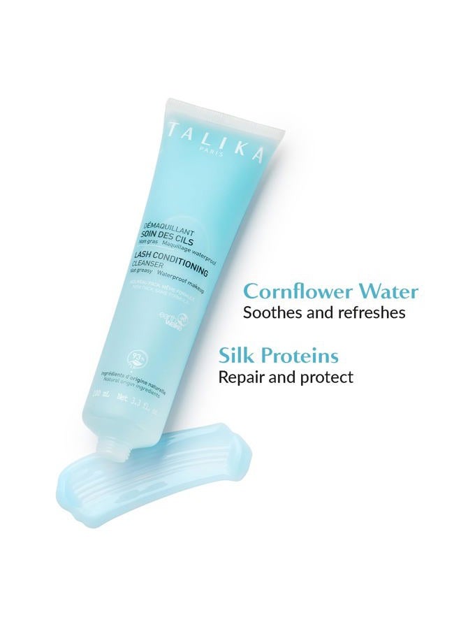 Talika Lash Conditioning Cleanser - Eye Makeup Remover, Leave-in Make Up Remover for Sensitive Eyes and Fragile Eye Lashes - Oil Free Gel - For Waterproof Makeup - 3.3 fl oz - Image 5