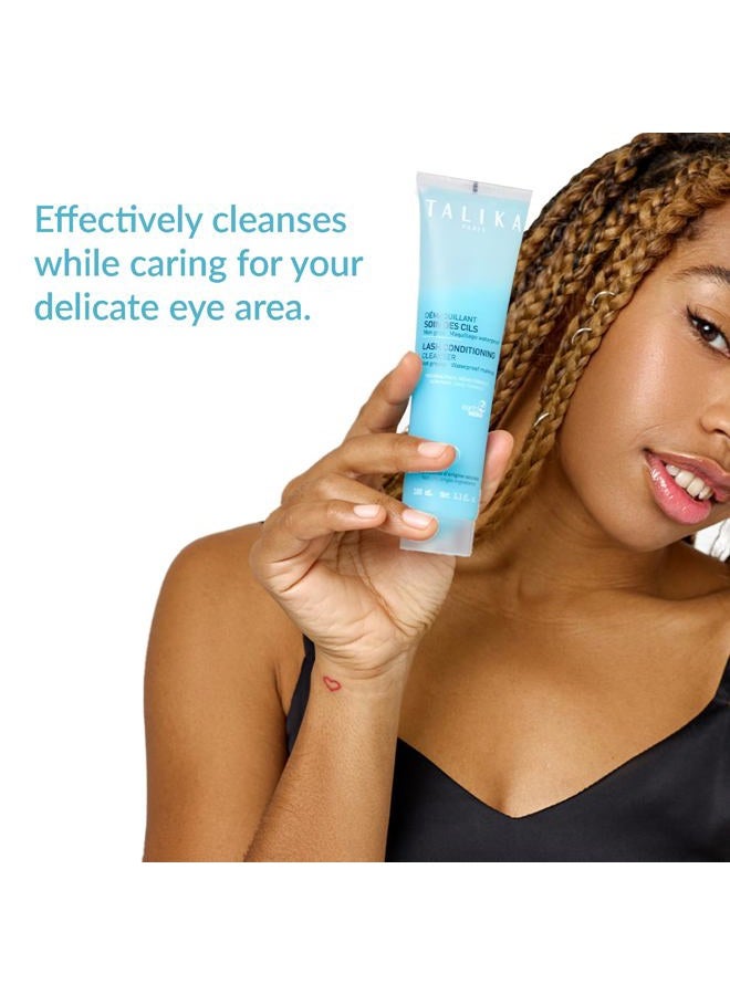 Talika Lash Conditioning Cleanser - Eye Makeup Remover, Leave-in Make Up Remover for Sensitive Eyes and Fragile Eye Lashes - Oil Free Gel - For Waterproof Makeup - 3.3 fl oz - Image 3
