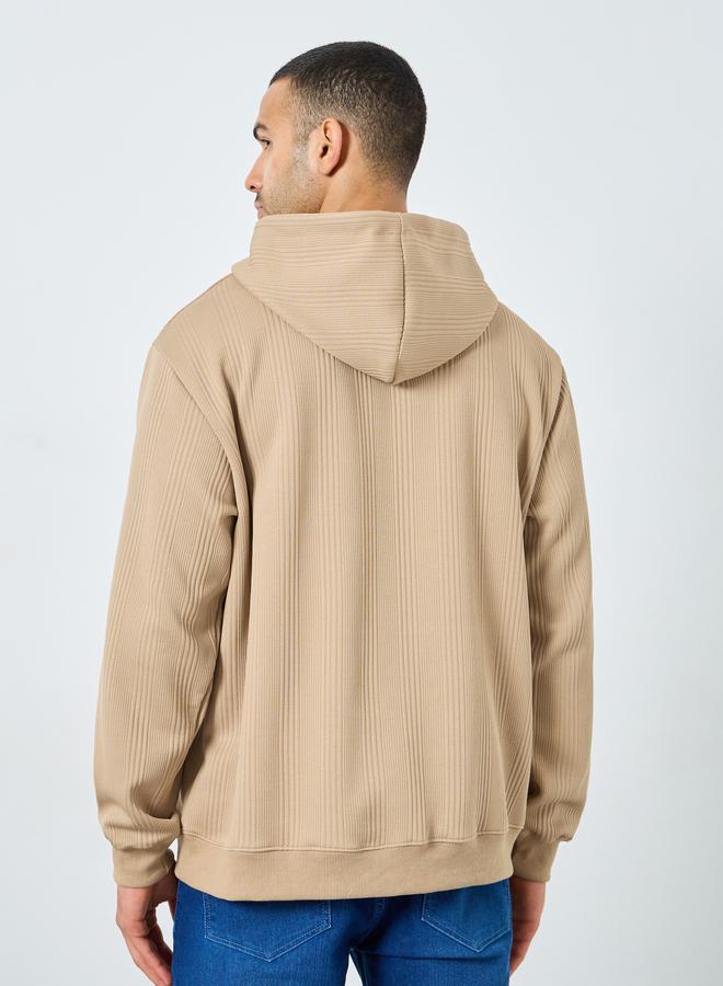 ستايلي هودي واسع مضلع - Image 4