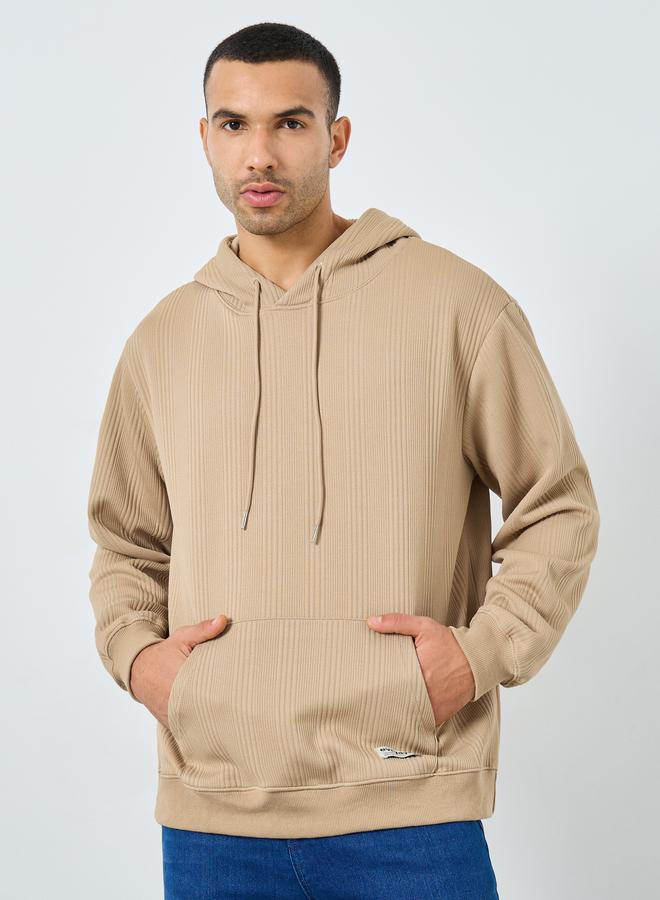 ستايلي هودي واسع مضلع - Image 1