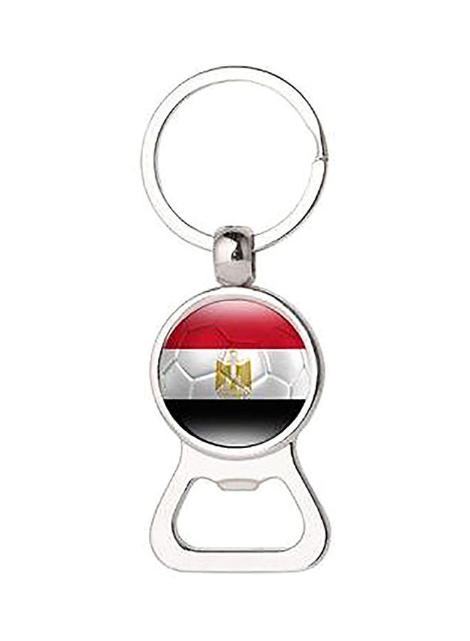 نيبمينينت سلسلة مفاتيح بتصميم صورة مطبوعة لعلم جمهورية مصر