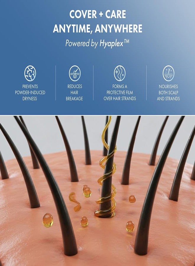 ثريفيكو بودرة ثرايف كو لتغطية جذور الشعر - أسود طبيعي | تغطي الشيب وفراغات الشعر فورًا | سهلة الاستخدام وغير لزجة | بتقنية هيابلكس™ المضادة للتقصف | بودرة لتغطية الشعر، 4 غرام - Image 4