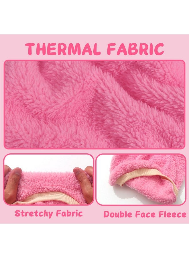 سترات كلاب مقاس XXS للفتيات والكلاب الصغيرة، قطعتان من سترات الصوف الدافئة للكلاب لفصل الشتاء، ملابس جرو لطيفة ومعطف صغير للبنات - Image 4