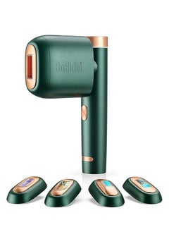 Bosidin Laser Hair Removal IPL Permanent Home Hair Removal Device for Facial Peach Fuzz, Underarms, Bikini Line and Legs Dynamic Cooling Device D-1187 Green  - Image 1