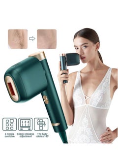 Bosidin Laser Hair Removal IPL Permanent Home Hair Removal Device for Facial Peach Fuzz, Underarms, Bikini Line and Legs Dynamic Cooling Device D-1187 Green  - Image 5