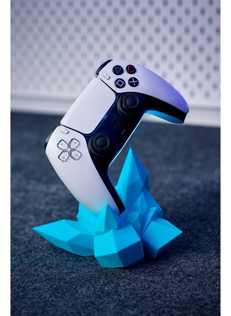Crystal-Design Controller Stand – Compatible with PS5, Xbox & Gamesir – Durable Plastic Holder - Image 2