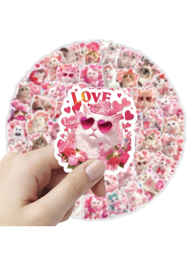 50Pcs Love Cats Stickers Pack Waterproof Stickers for Gifts Scrapbooking Laptop Water Bottles Skateboards Mobile Phone - Image 4