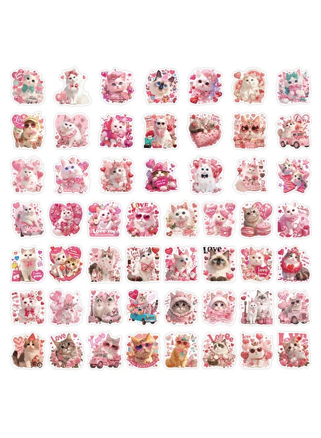 50Pcs Love Cats Stickers Pack Waterproof Stickers for Gifts Scrapbooking Laptop Water Bottles Skateboards Mobile Phone - Image 5