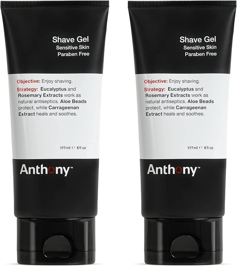 Anthony Shave Gel for Sensitive Skin - 2 Pack - Image 1
