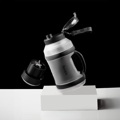BlendLife Max Portable Juicer Mixer Blender | Reverse Blend, Sipper, Dual Modes, LED Lights, Strainer | Perfect for Juices, Smoothies, Shakes & Kitchen Use | Black (Max Black) - Image 4