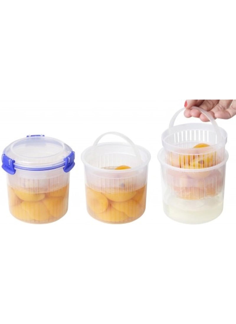 sistema KLIP IT Accents Round Food Storage Container, 700 ml  - Image 2